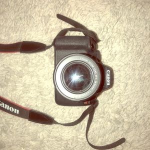 canon rebel t5 with 55mm lens charger included